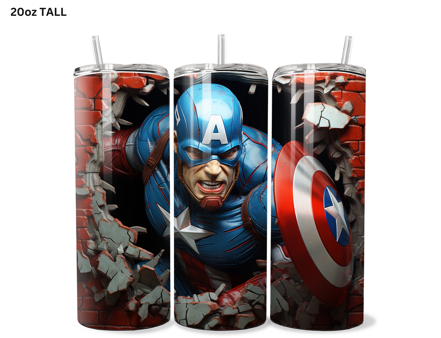 Captain America (Body) Wall Break Tumbler