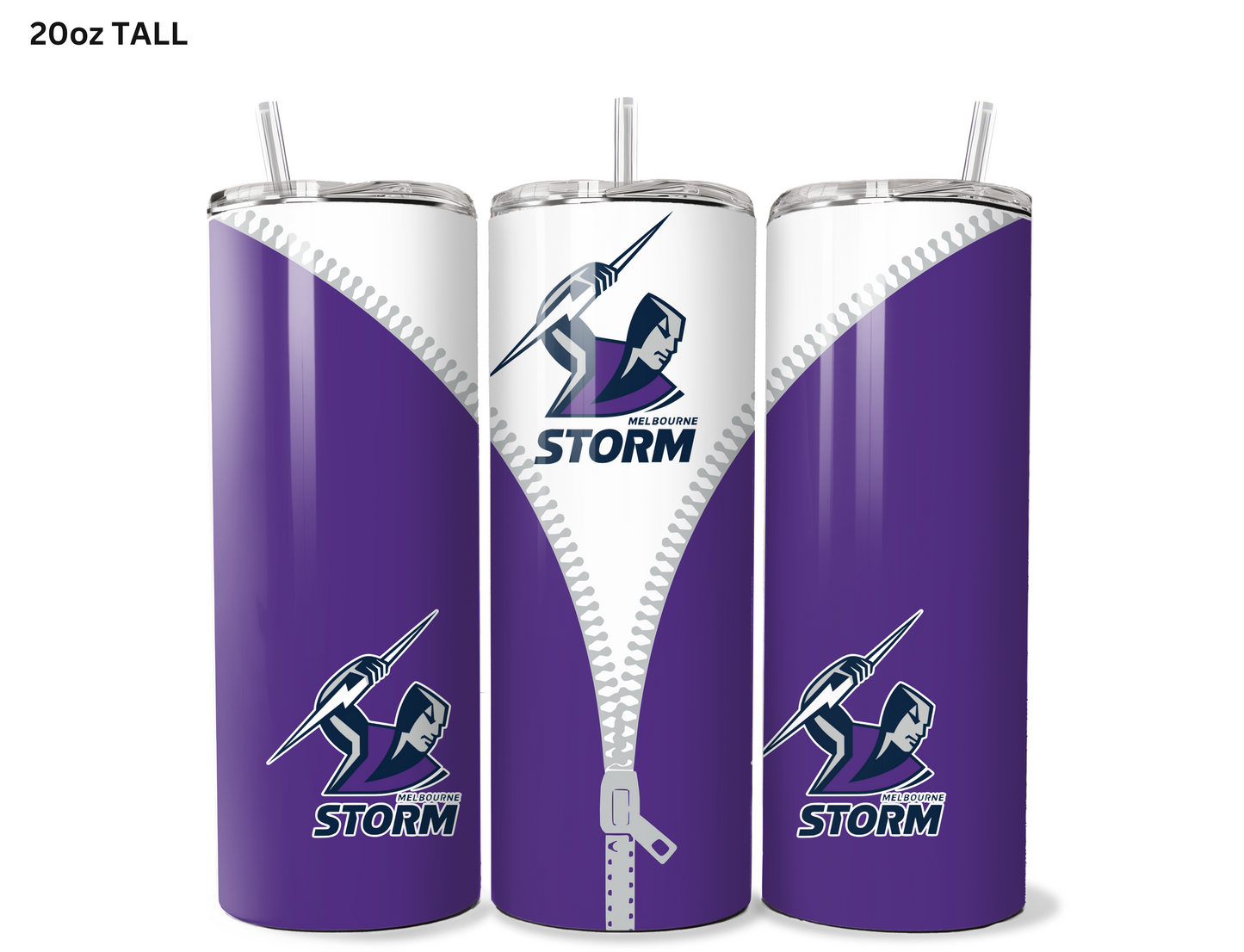 Melbourne Storm NRL Zip Tumbler