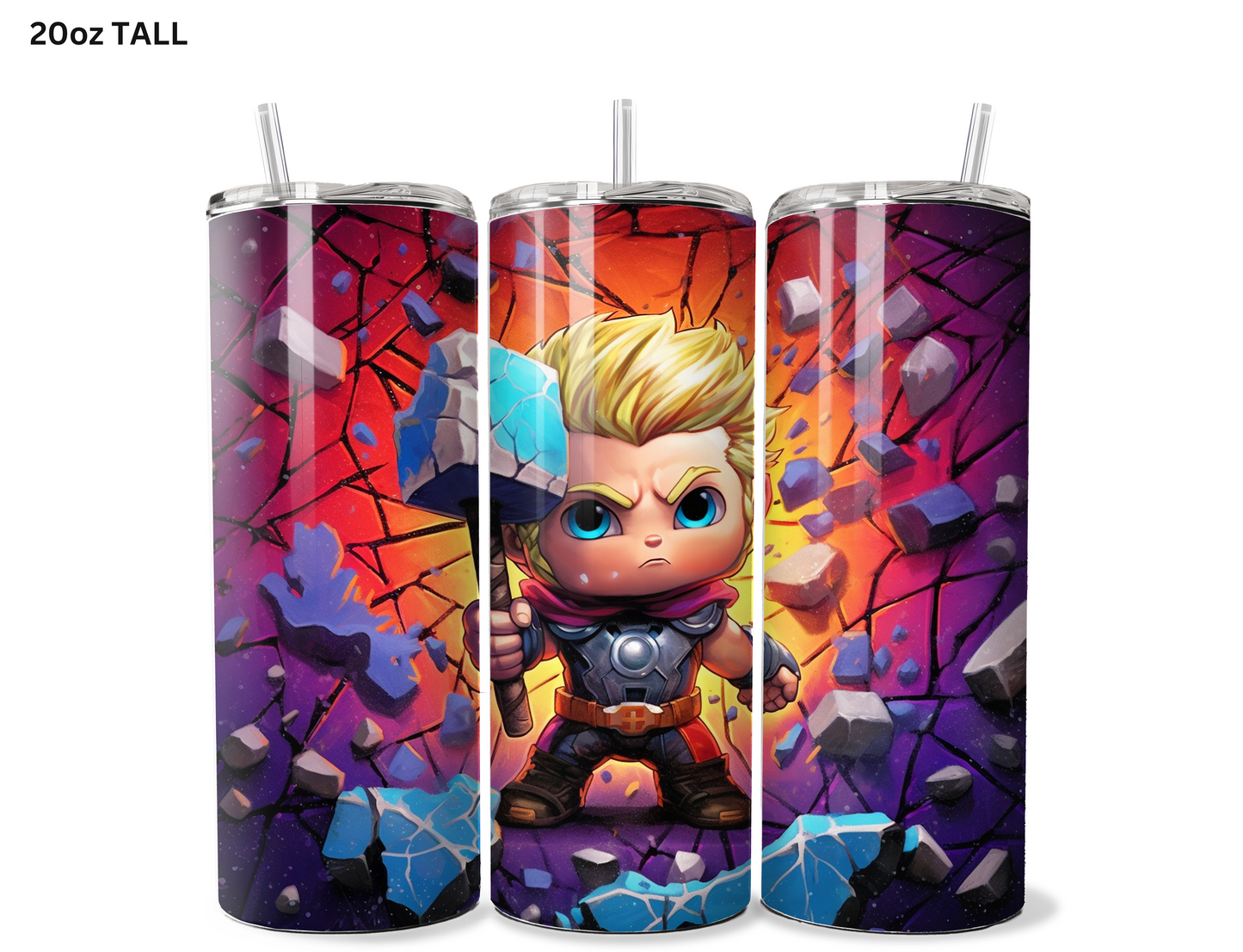 Baby Thor Wall Break Tumbler