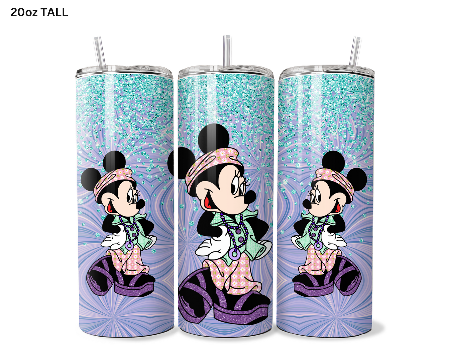 Minnie Stylish Purple Tumbler