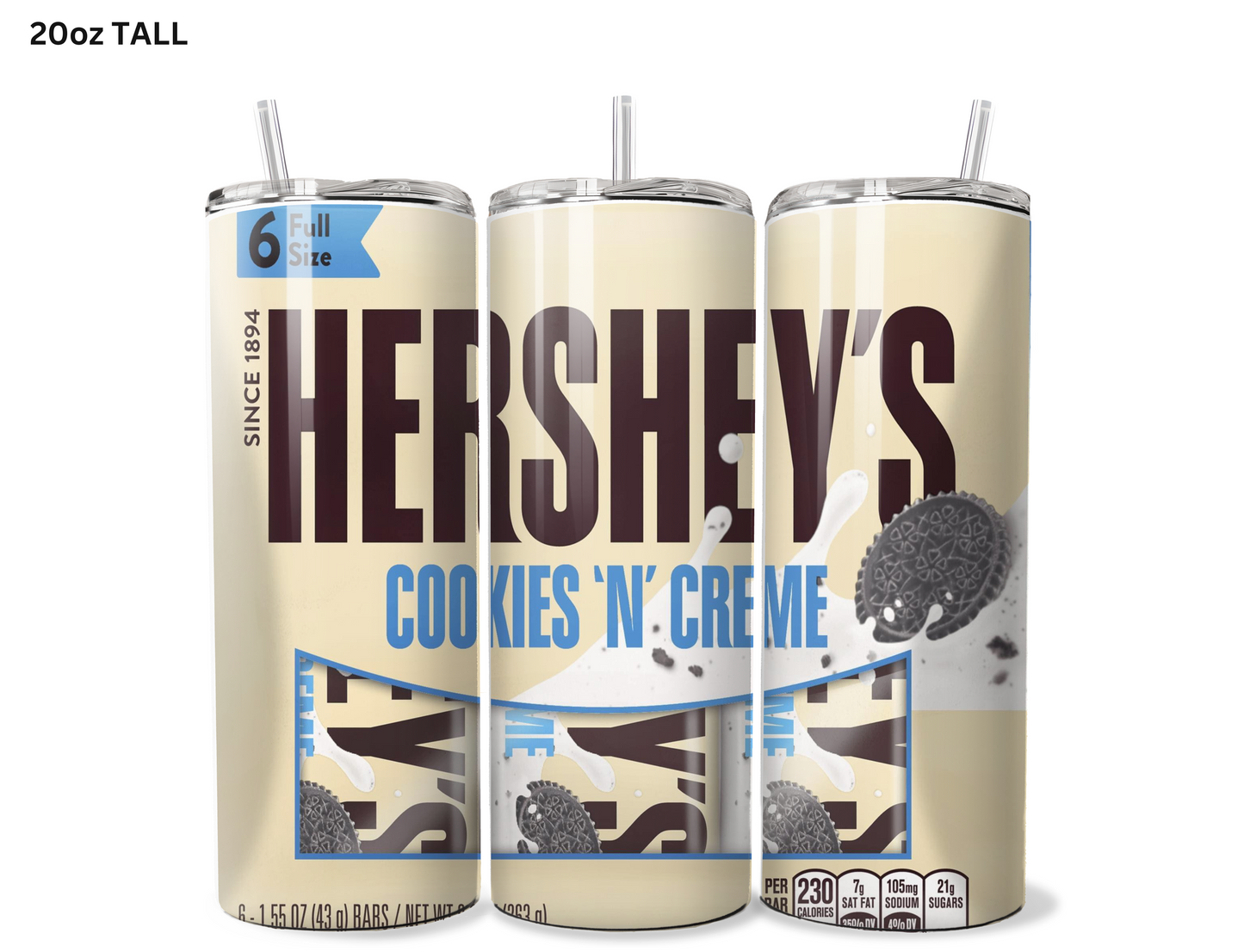 Hershey's Cookies & Cream Tumbler