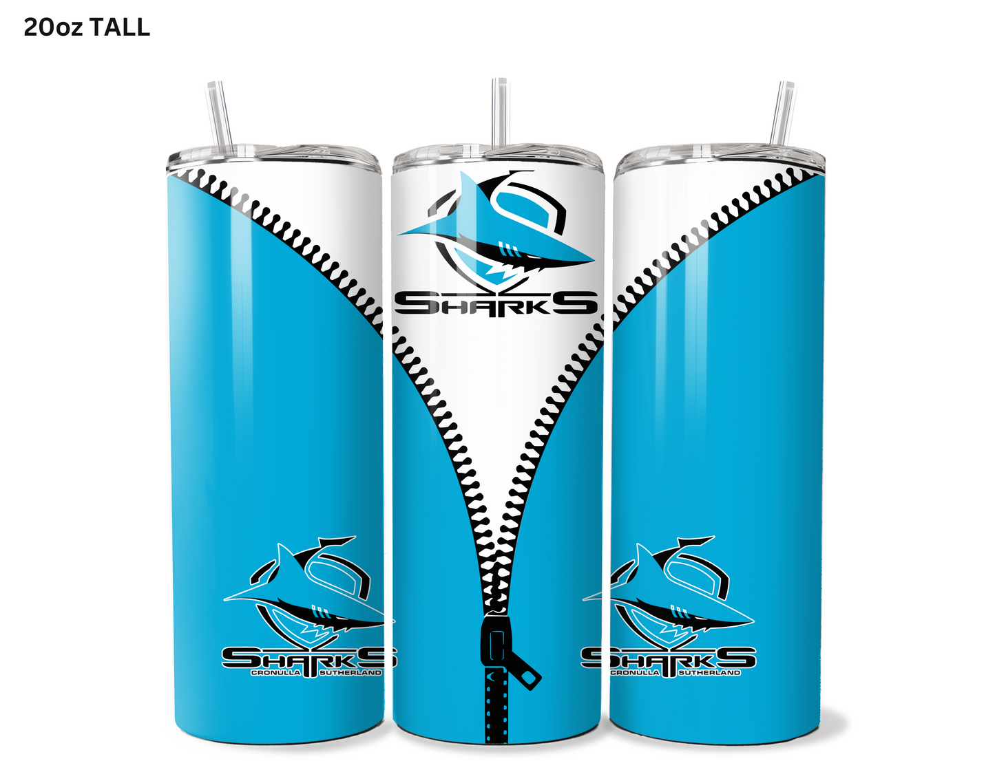 Cronulla Sharks NRL Zip Tumbler