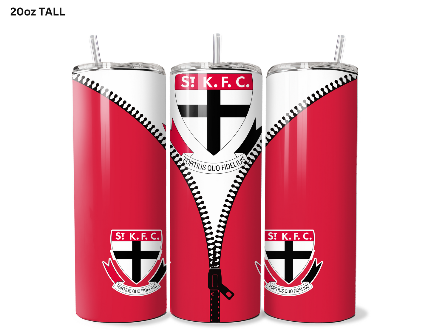 St Kilda AFL Zip Tumbler