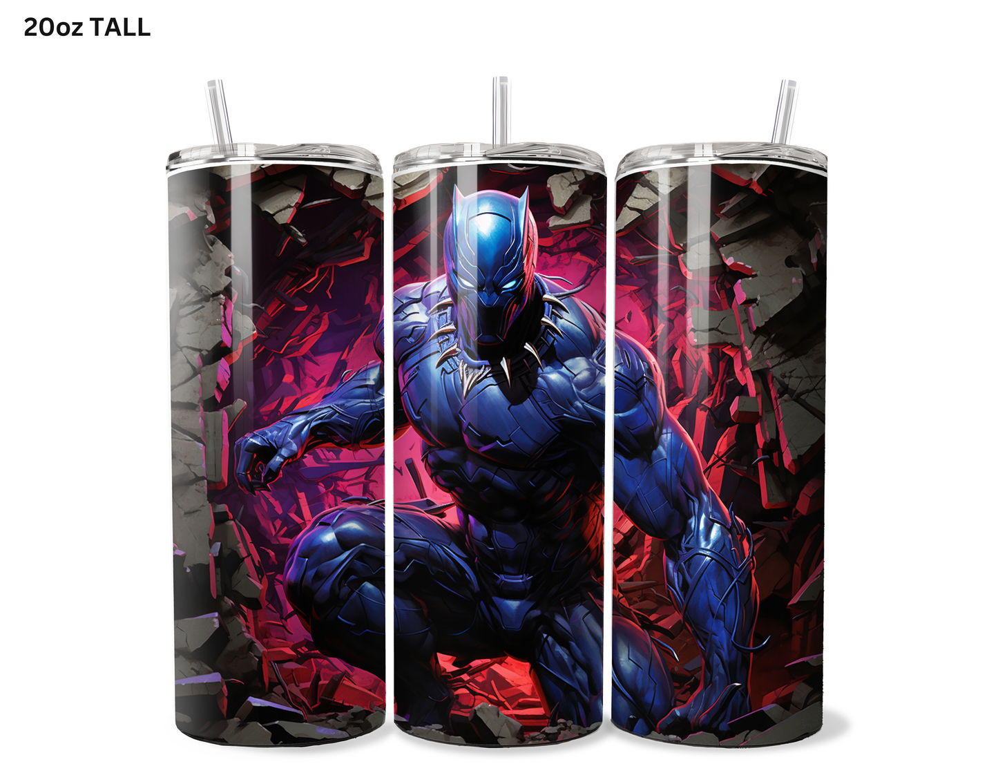 Black Panther (Body) Wall Break Tumbler