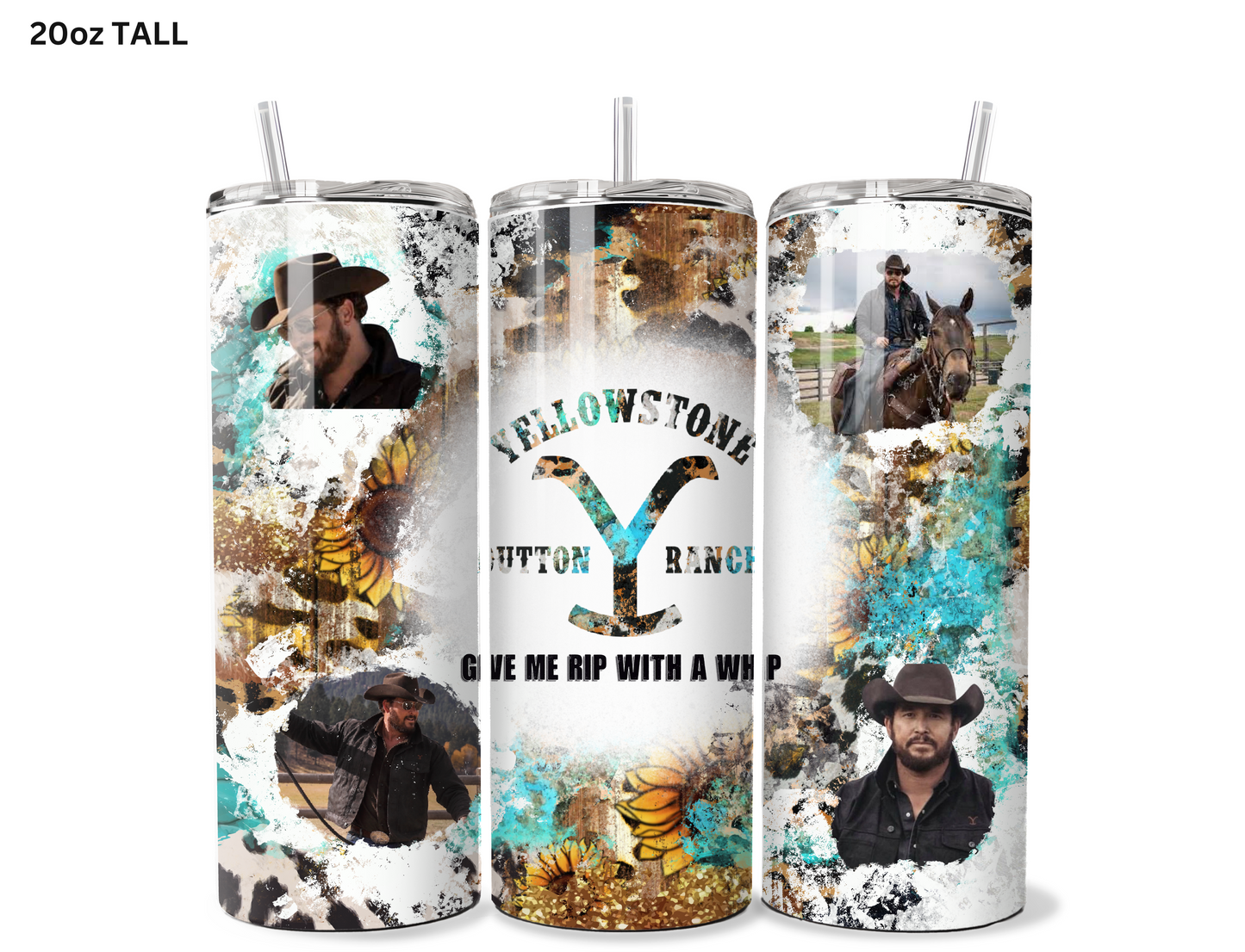 Yellowstone Give Me Rip with a Whip Tumbler