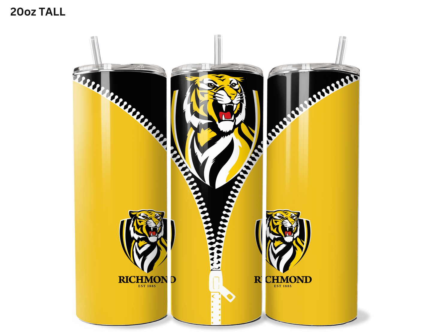 Richmond Tigers AFL Zip Tumbler