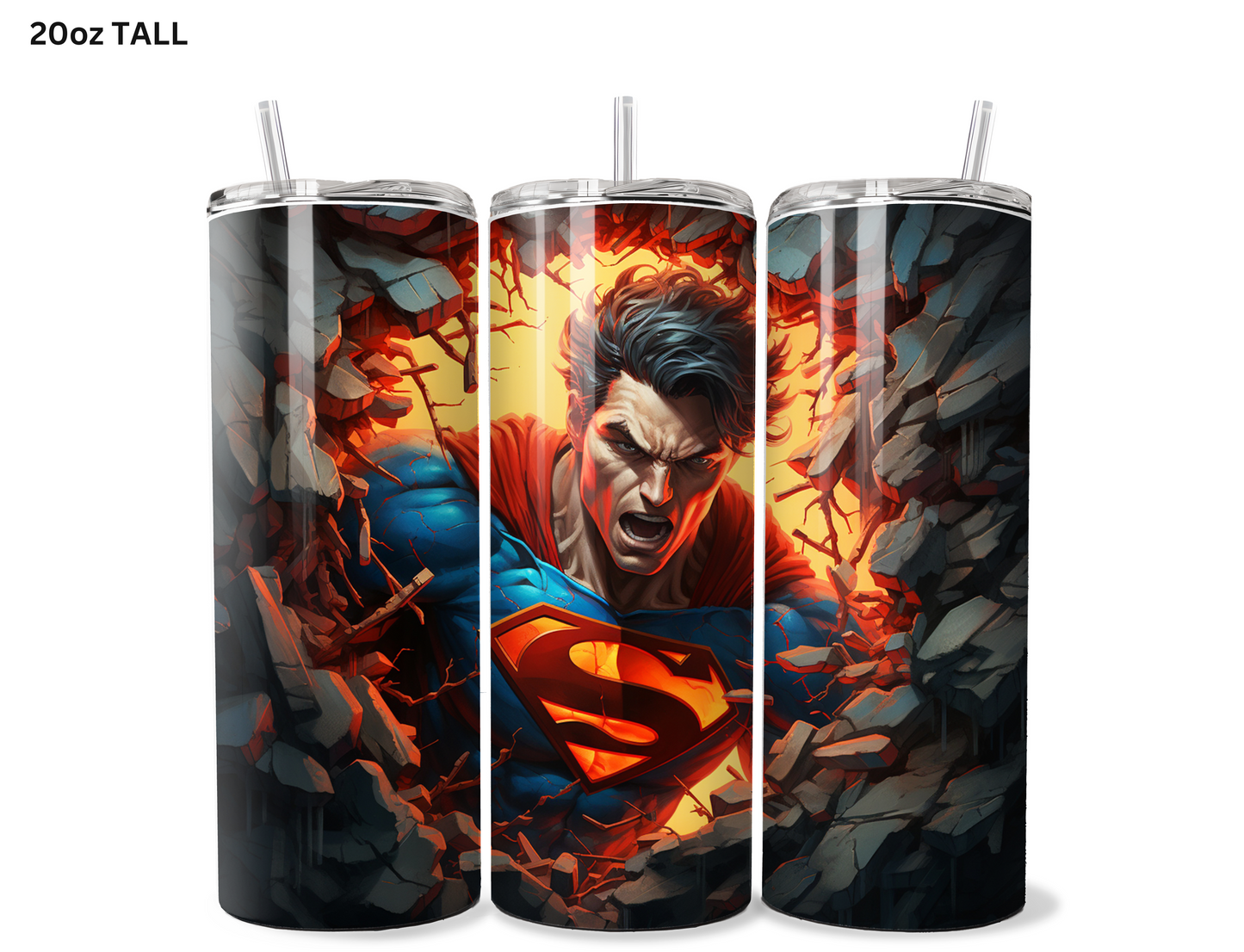 Superman Wall Break Tumbler