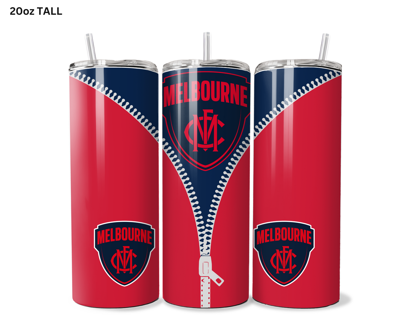 Melbourne AFL Zip Tumbler