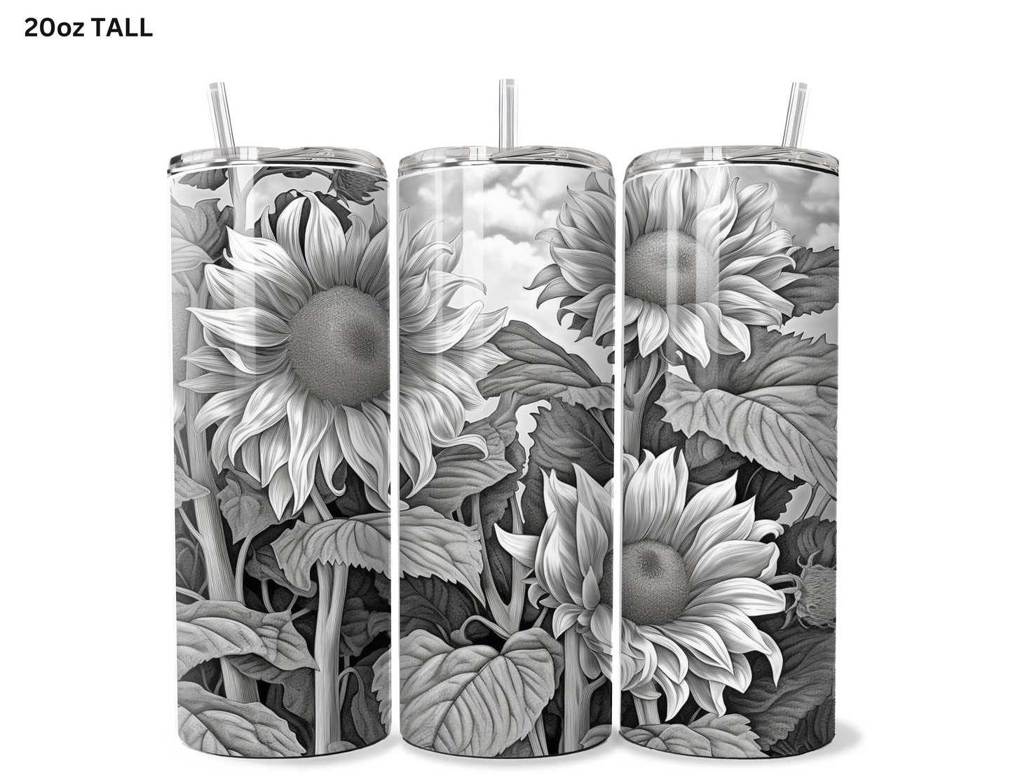 Color Me Sunflowers Tumbler