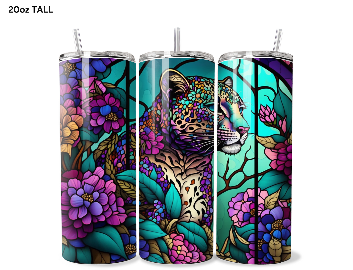 Cheetah (Blue) Tumbler