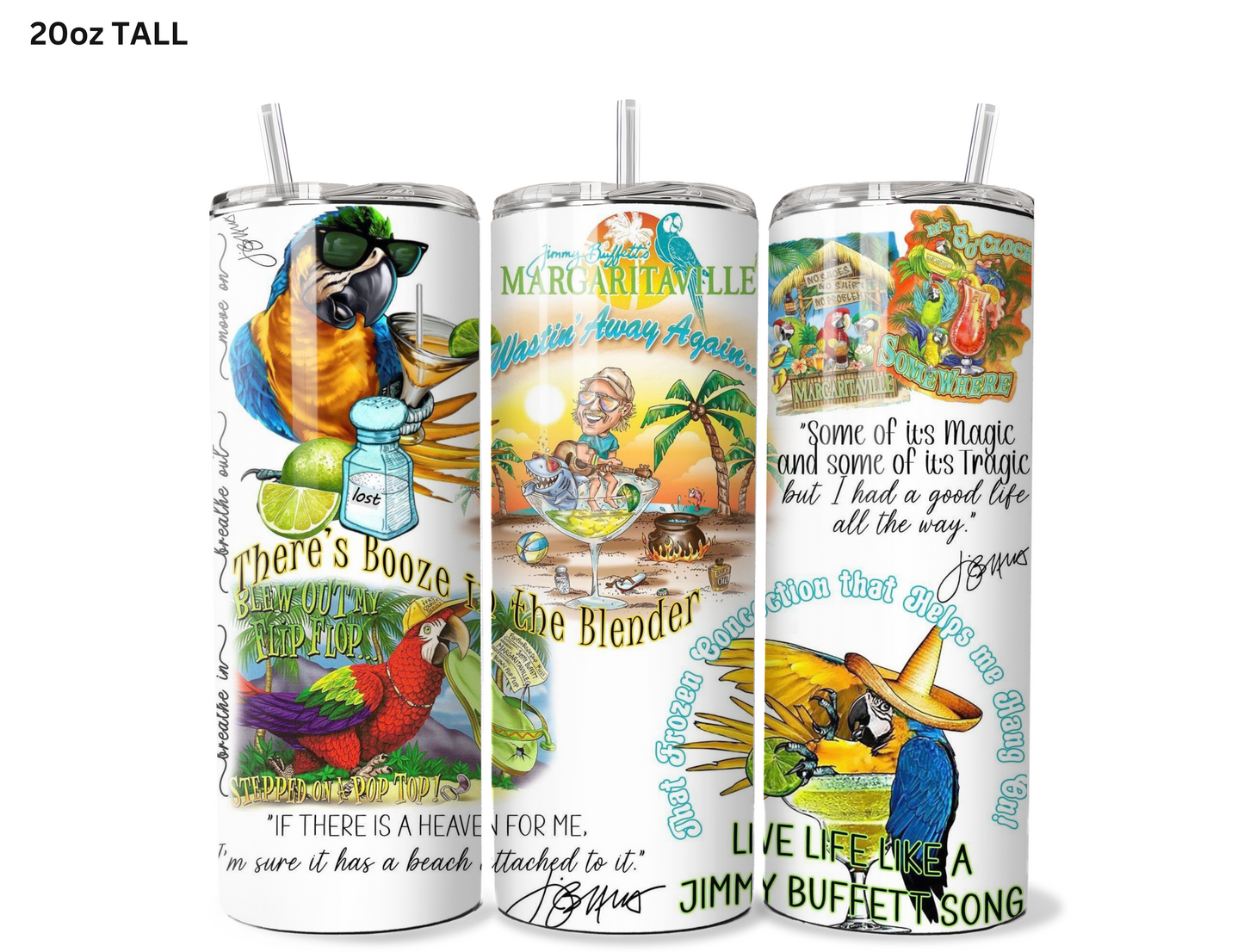 A Jimmy Buffet Song Tumbler