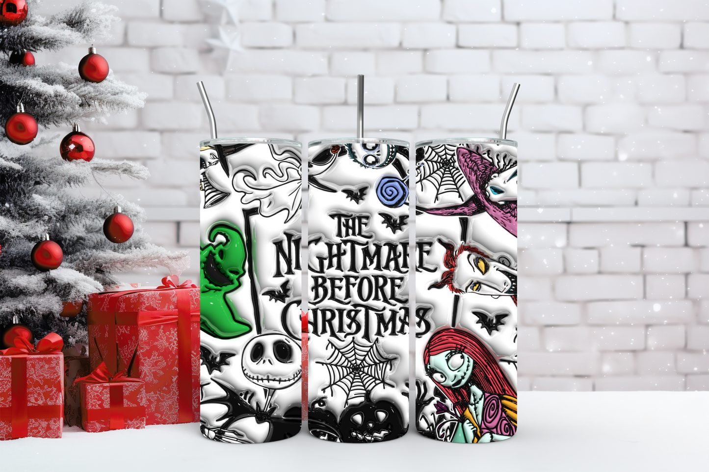 Nightmare Before Christmas Tumbler