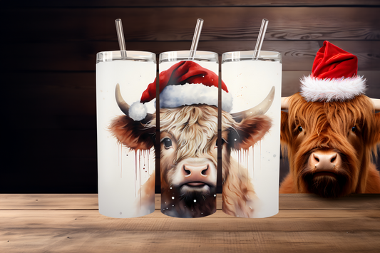 Highland Christmas Tumbler