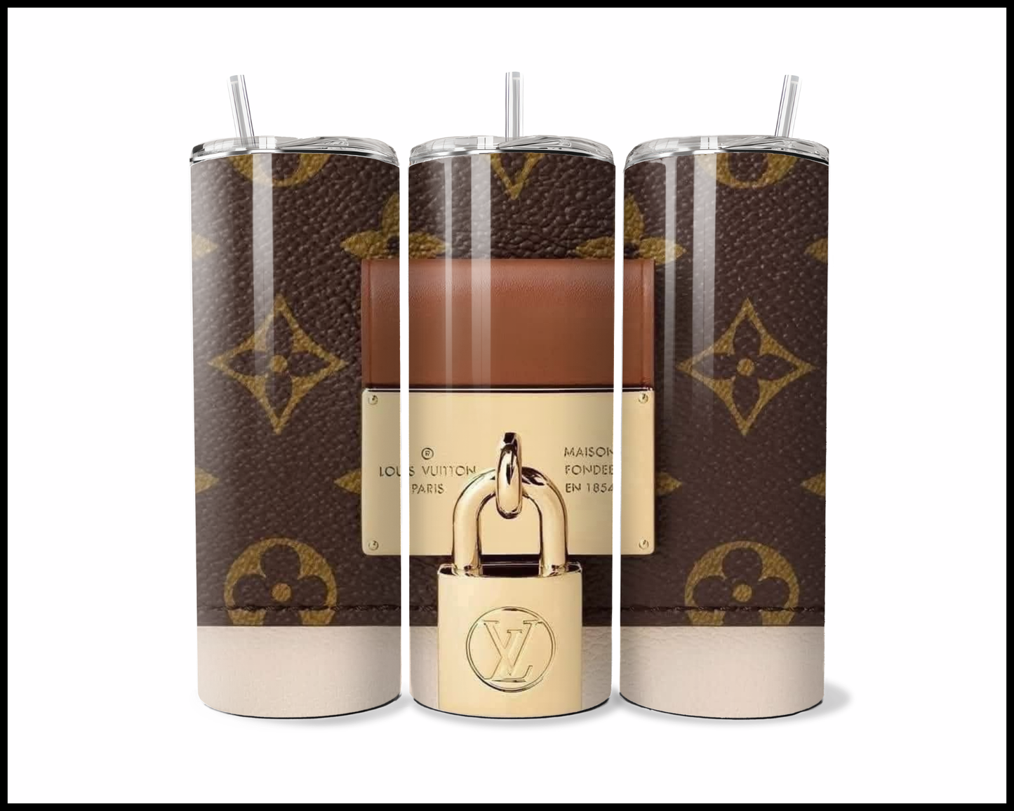 Designer Handbag Inspired Tumbler (064)
