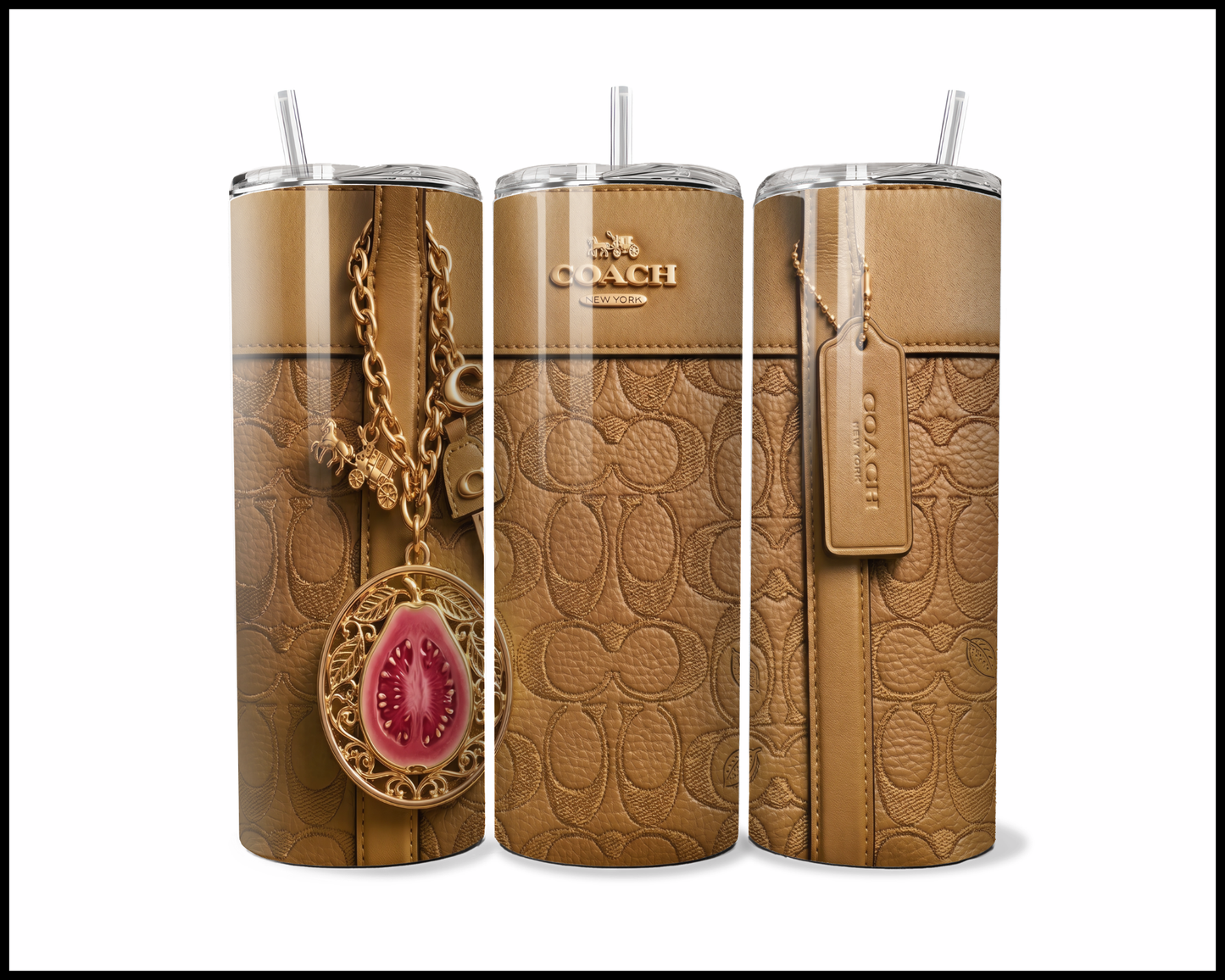 Designer Handbag Inspired Tumbler (324)