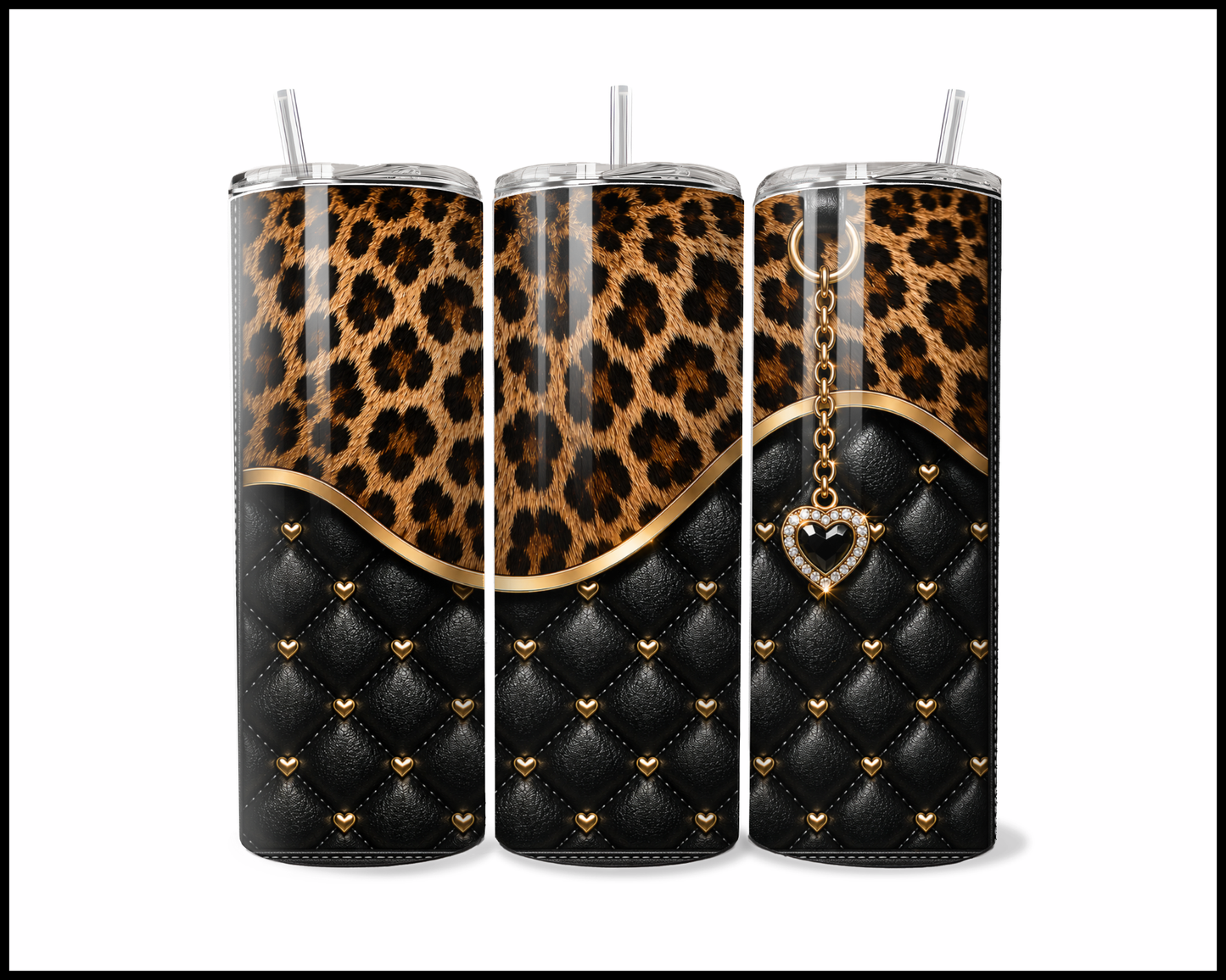Designer Handbag Inspired Tumbler (034)