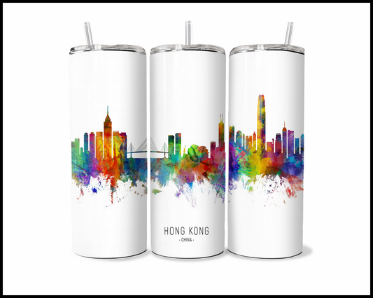 Abstract Hong Kong Tumbler (3568)