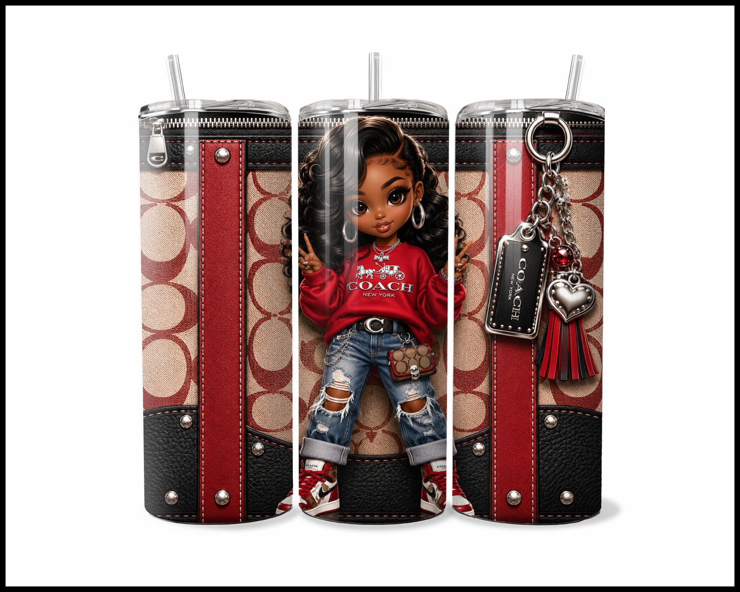 Designer Handbag Inspired Tumbler (321)