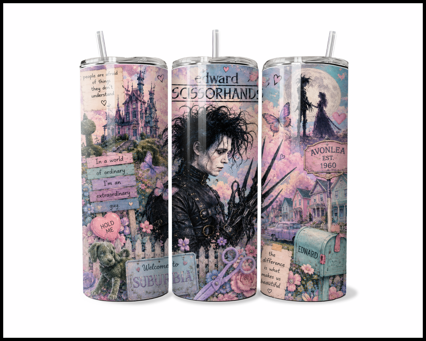 Edward Scissorhands (Pastel) Tumbler (5225)