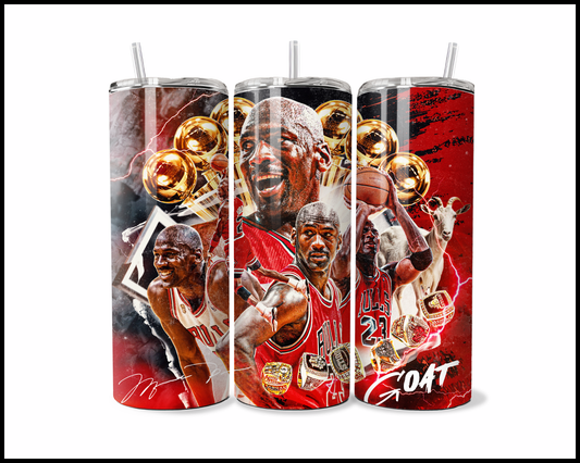 Michael Jordan G.O.A.T Tumbler