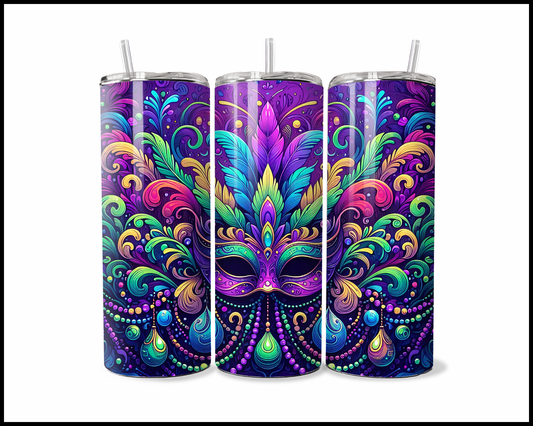 Neon Masquerade Magic Tumbler (3684)