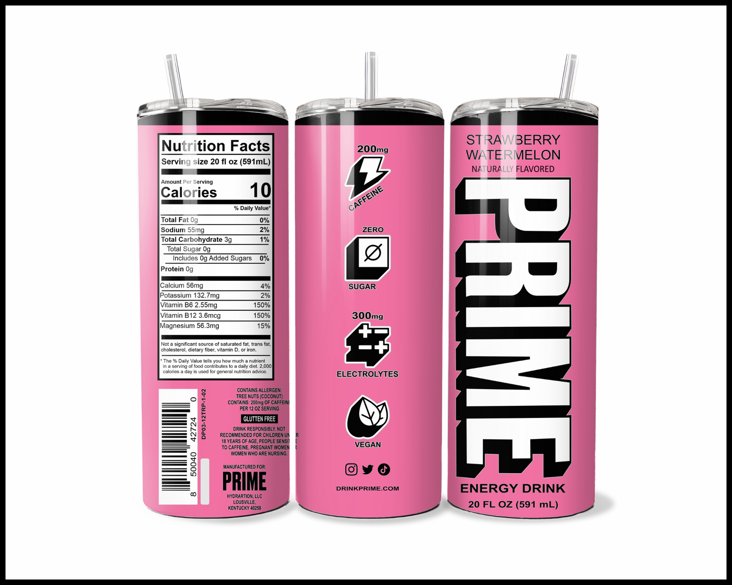 Prime Energy Drink Tumbler (3165)
