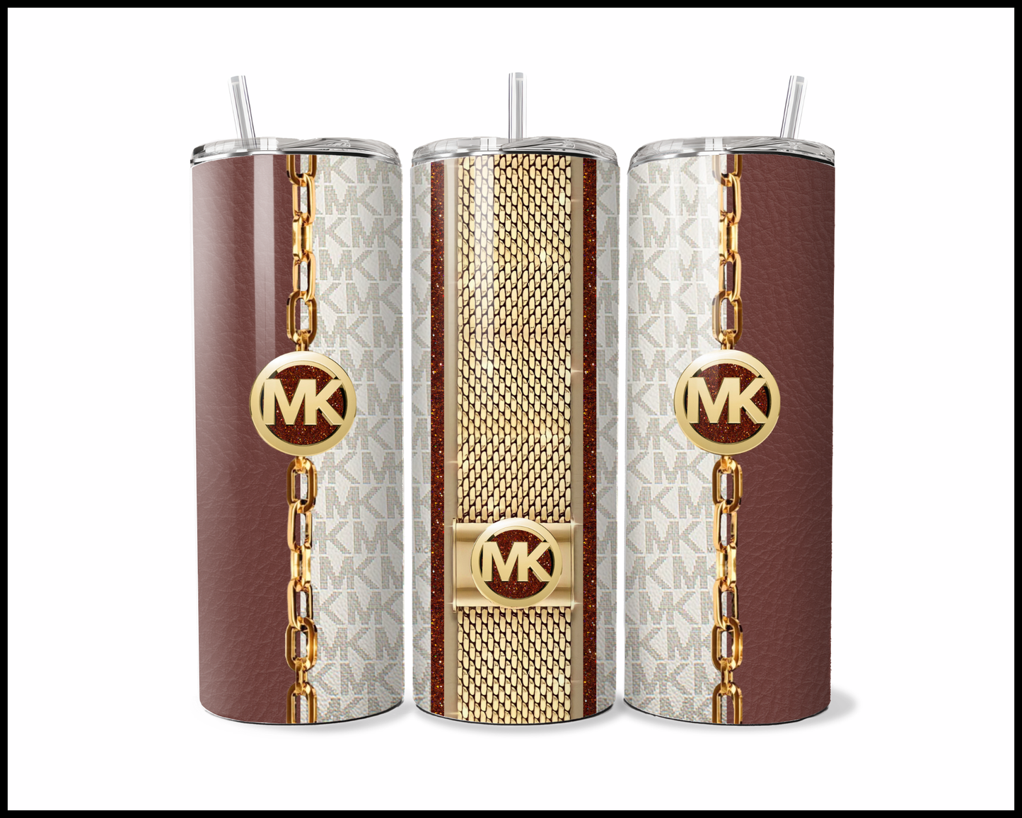 Designer Handbag Inspired Tumbler (007)