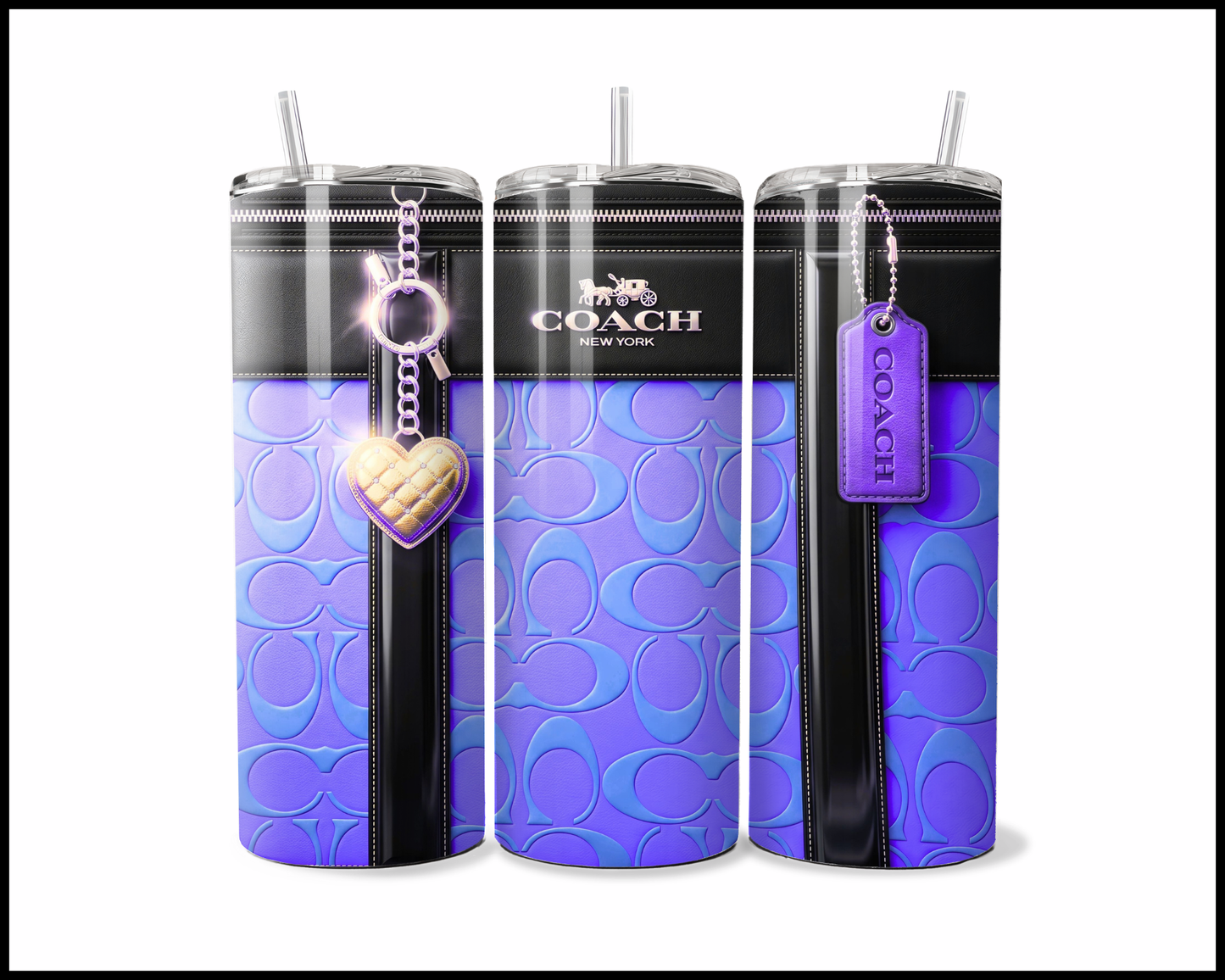 Designer Handbag Inspired Tumbler (337)