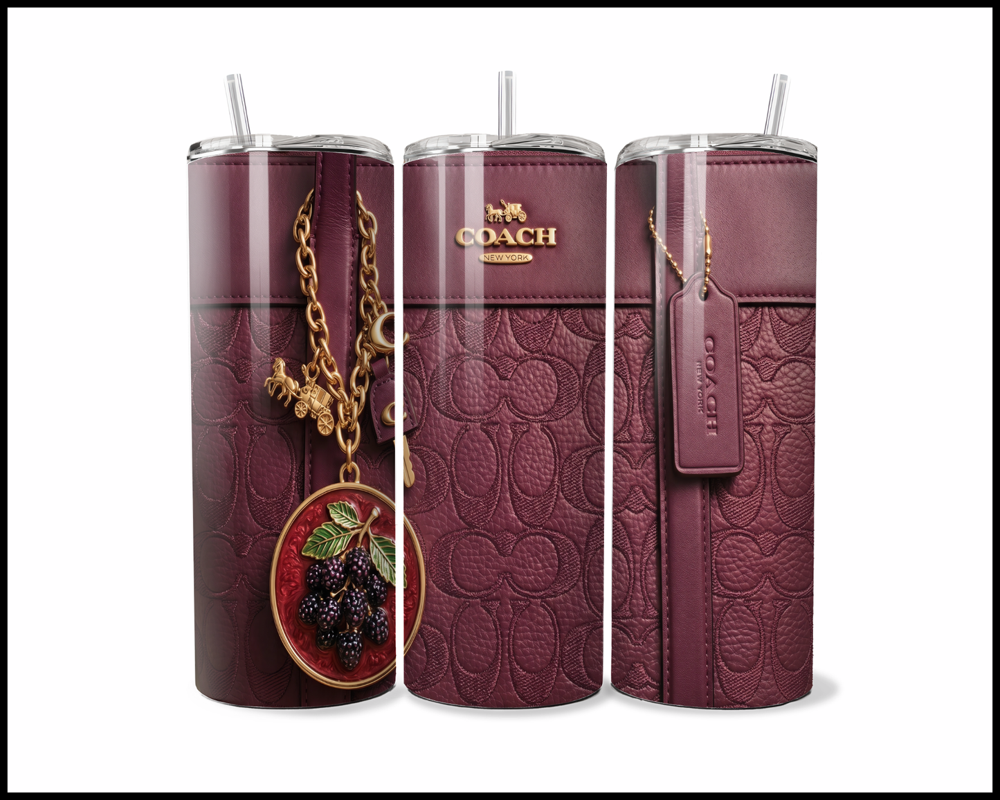 Designer Handbag Inspired Tumbler (324)
