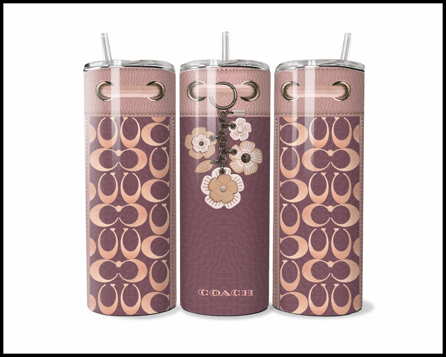 Designer Handbag Inspired Tumbler (111)