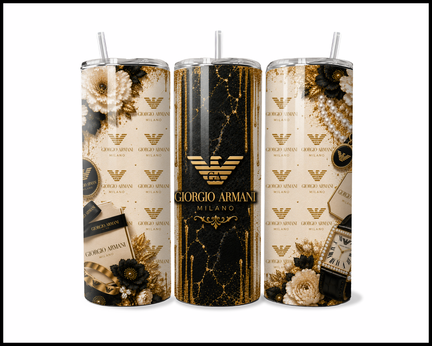 Shopaholic Fluent in Blue Box Elegance Tumbler (4810)