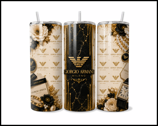 Shopaholic Fluent in Blue Box Elegance Tumbler (4810)