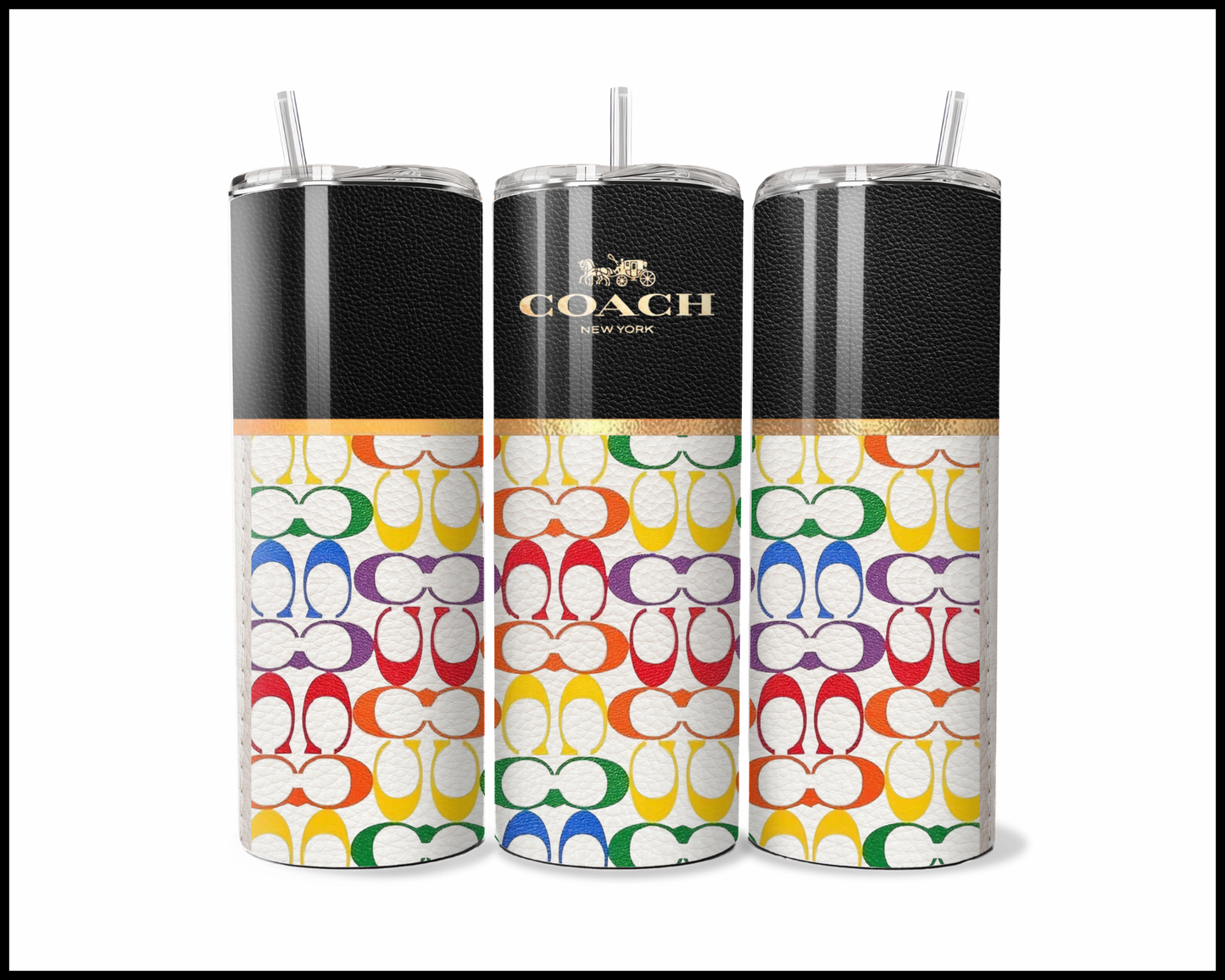 Designer Handbag Inspired Tumbler (053)