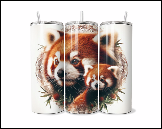 Mandala Red Panda Tumbler (2754)