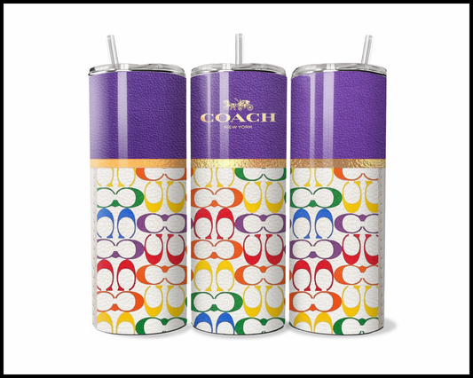Designer Handbag Inspired Tumbler (069)