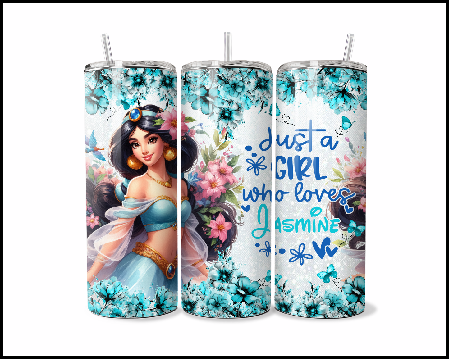 Just A Girl Who Loves Magic Carpets Tumbler (4402)