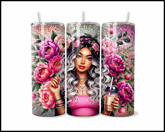 Blossom & Wave Sip Tumbler (3788)