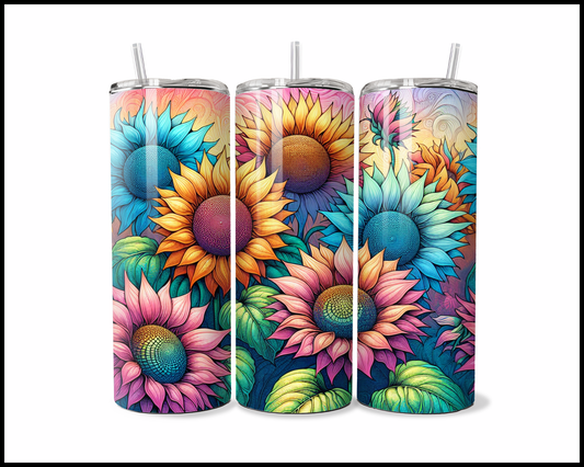 Dreamy Illustrated Botanical Tumbler (3686)