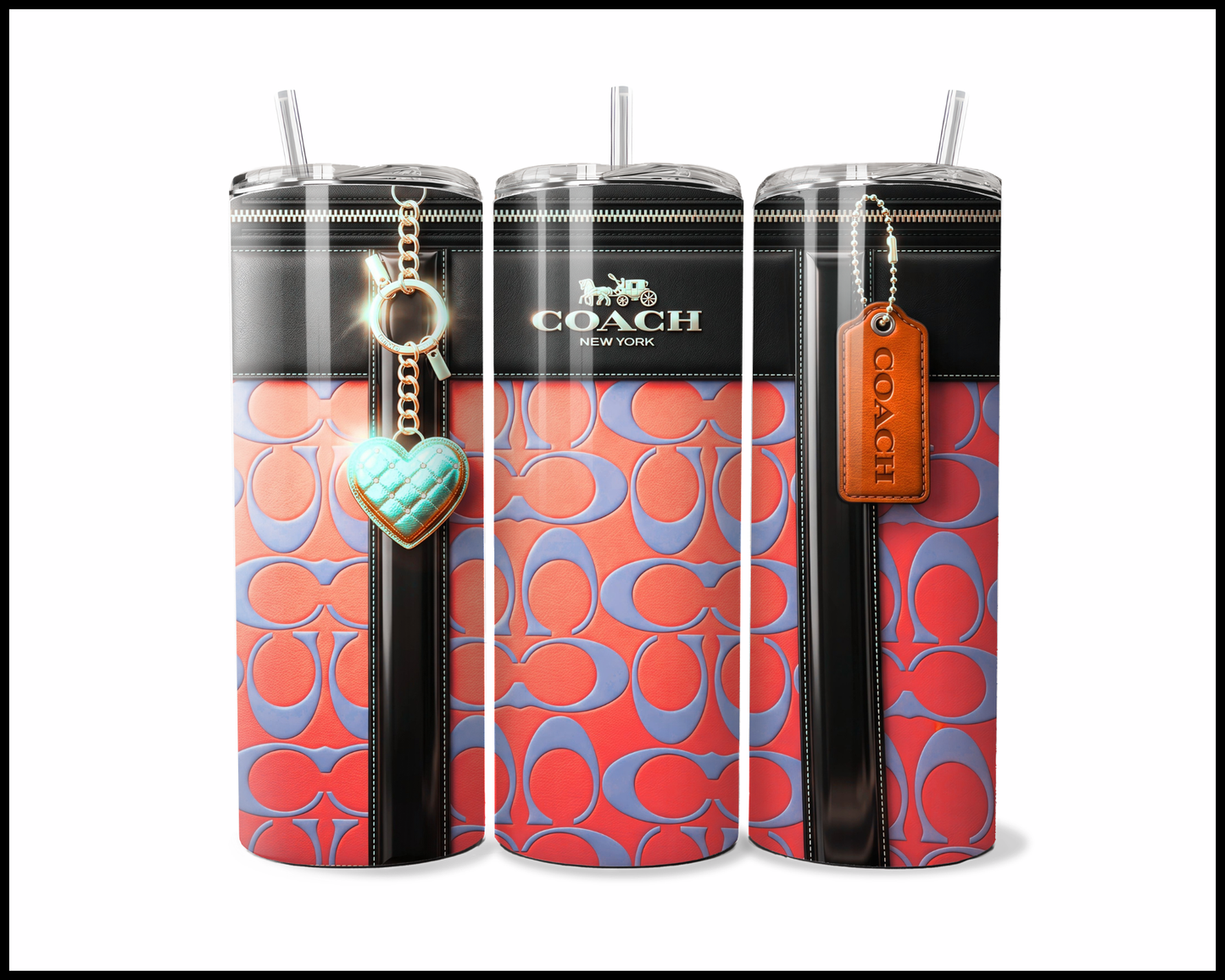 Designer Handbag Inspired Tumbler (337)