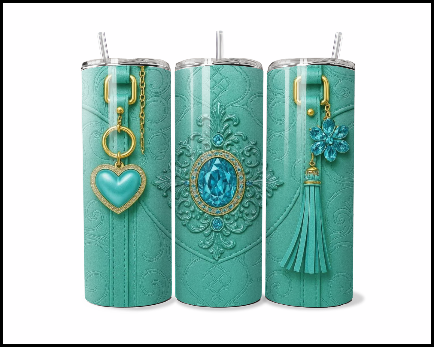 Designer Handbag Inspired Tumbler (017)