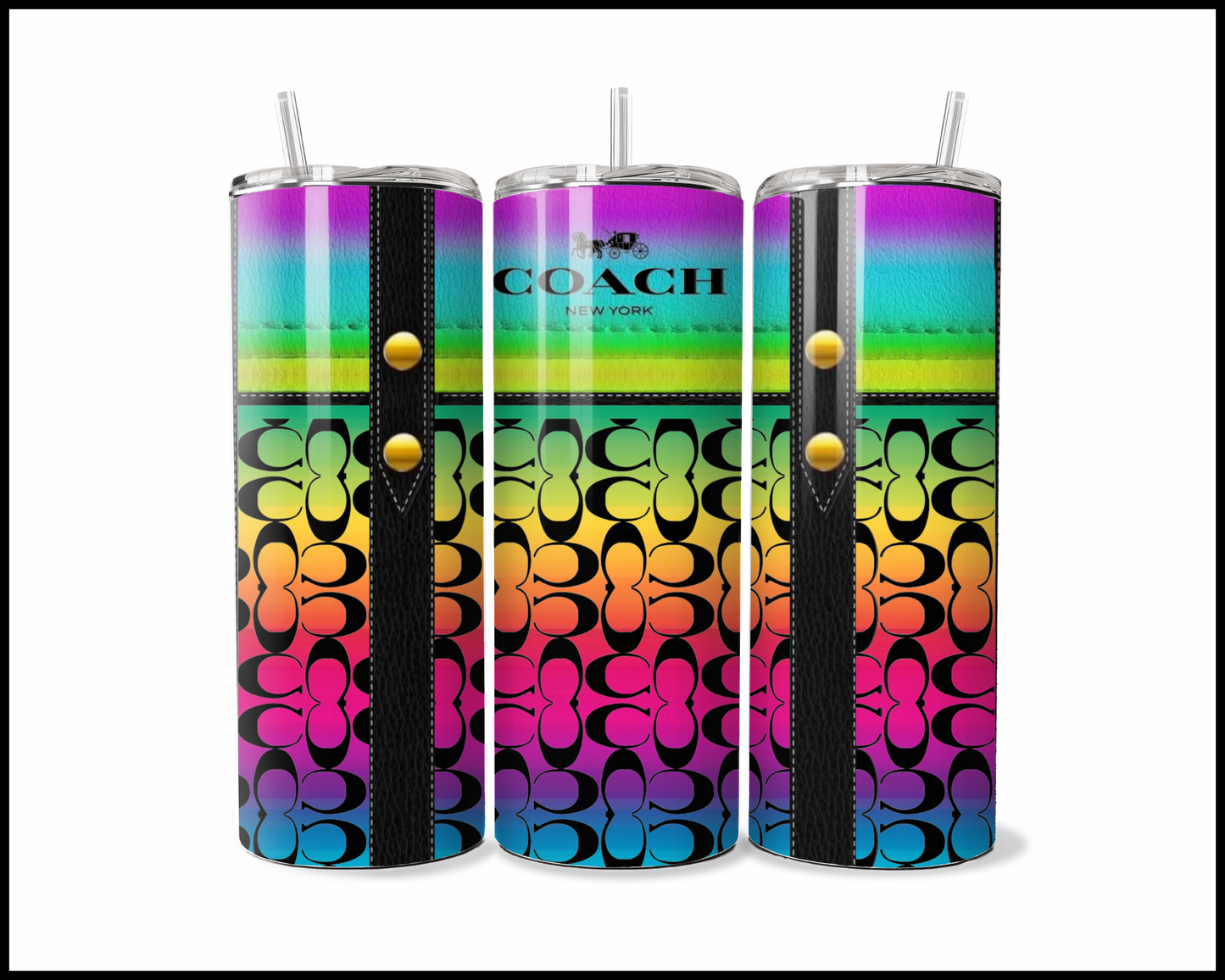 Designer Handbag Inspired Tumbler (054)