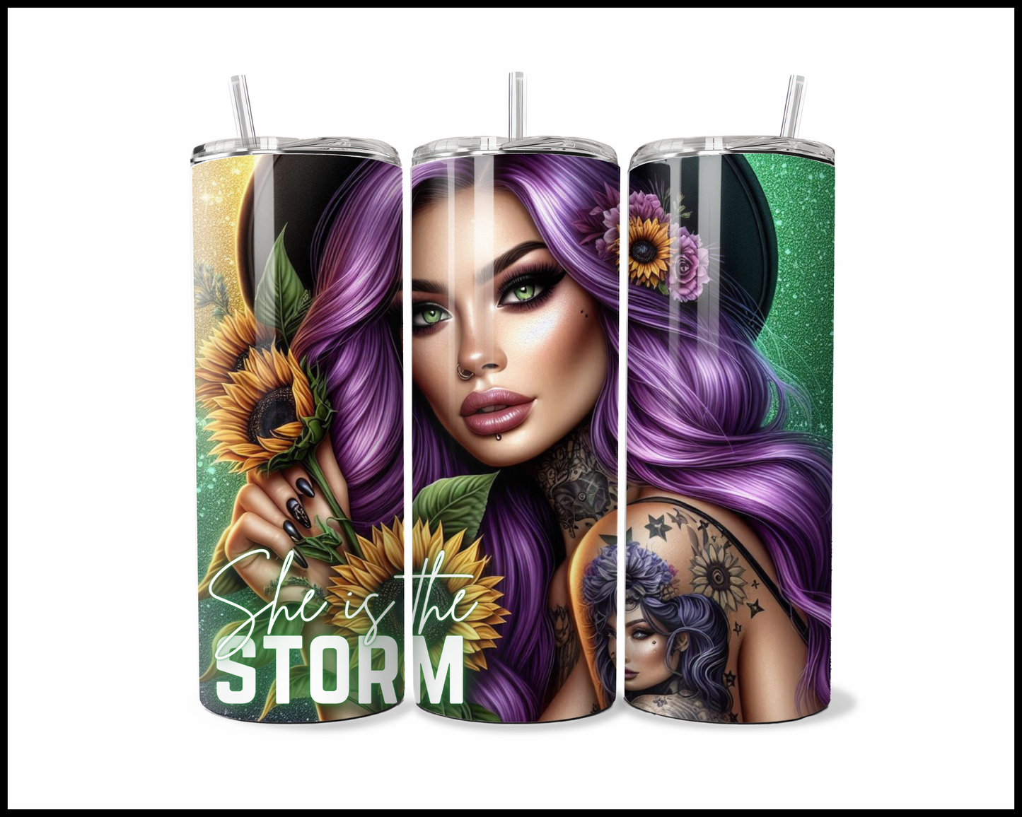 She Is The Storm Tumbler (4189)