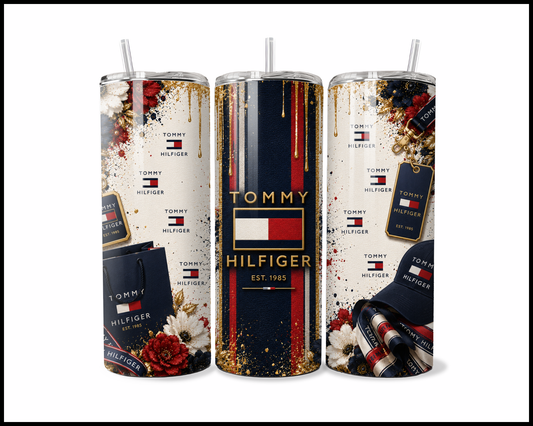 Shopaholic Red White and Boujee Tumbler (4800)