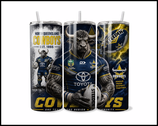 Stainless Steel Tumbler - North Queensland Cowboys (5038)
