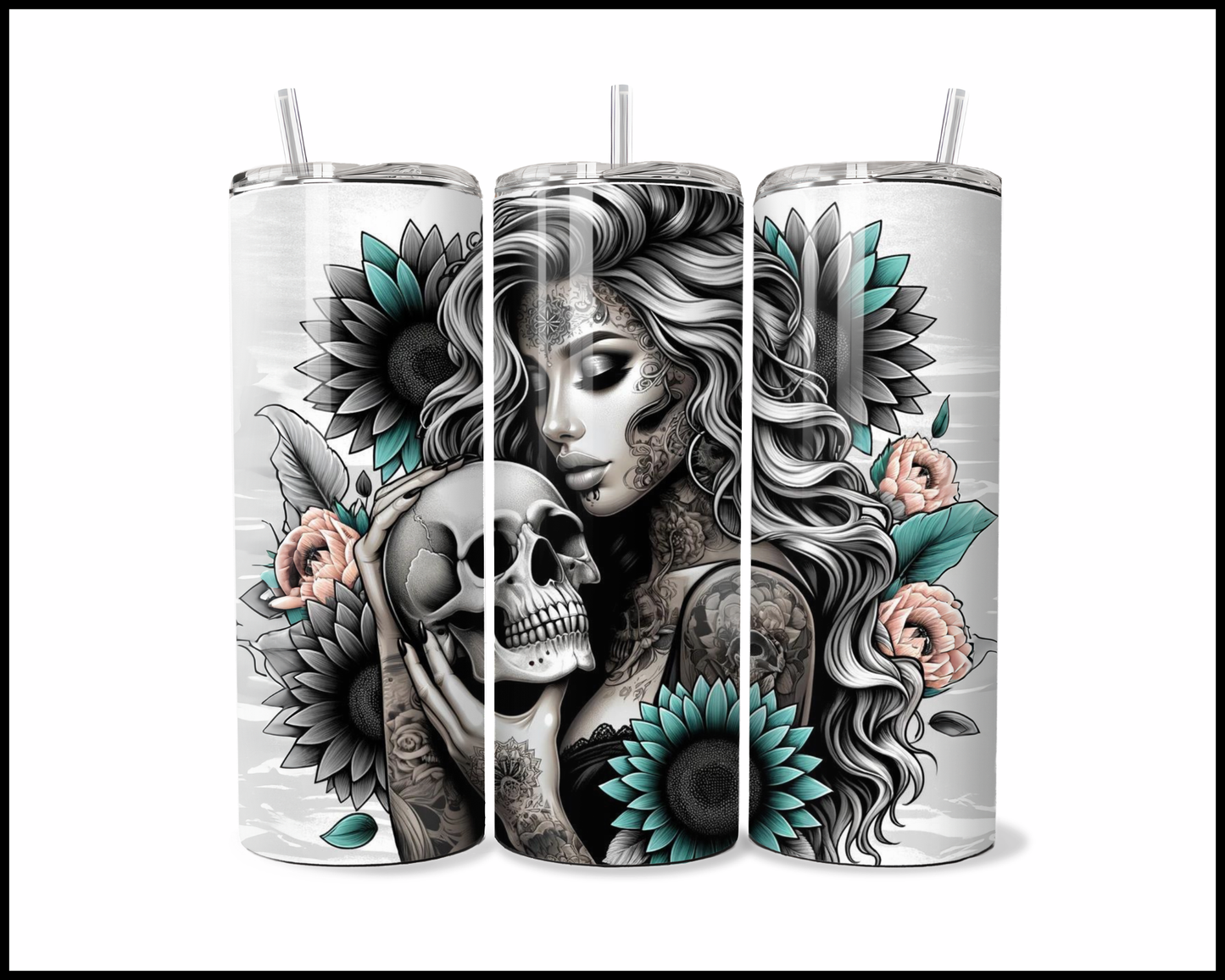 Goth Garden Goddess Tumbler (2663)