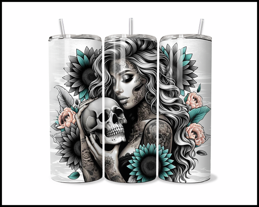 Goth Garden Goddess Tumbler (2663)
