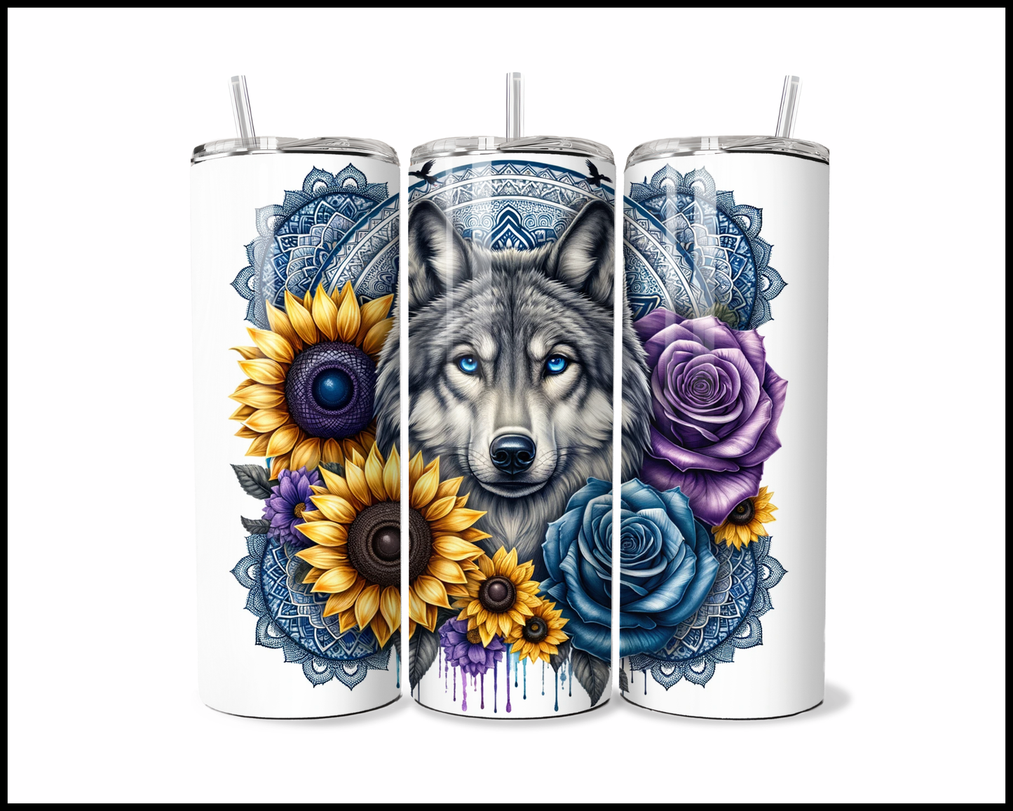 Fierce & Floral Tumbler (2582)