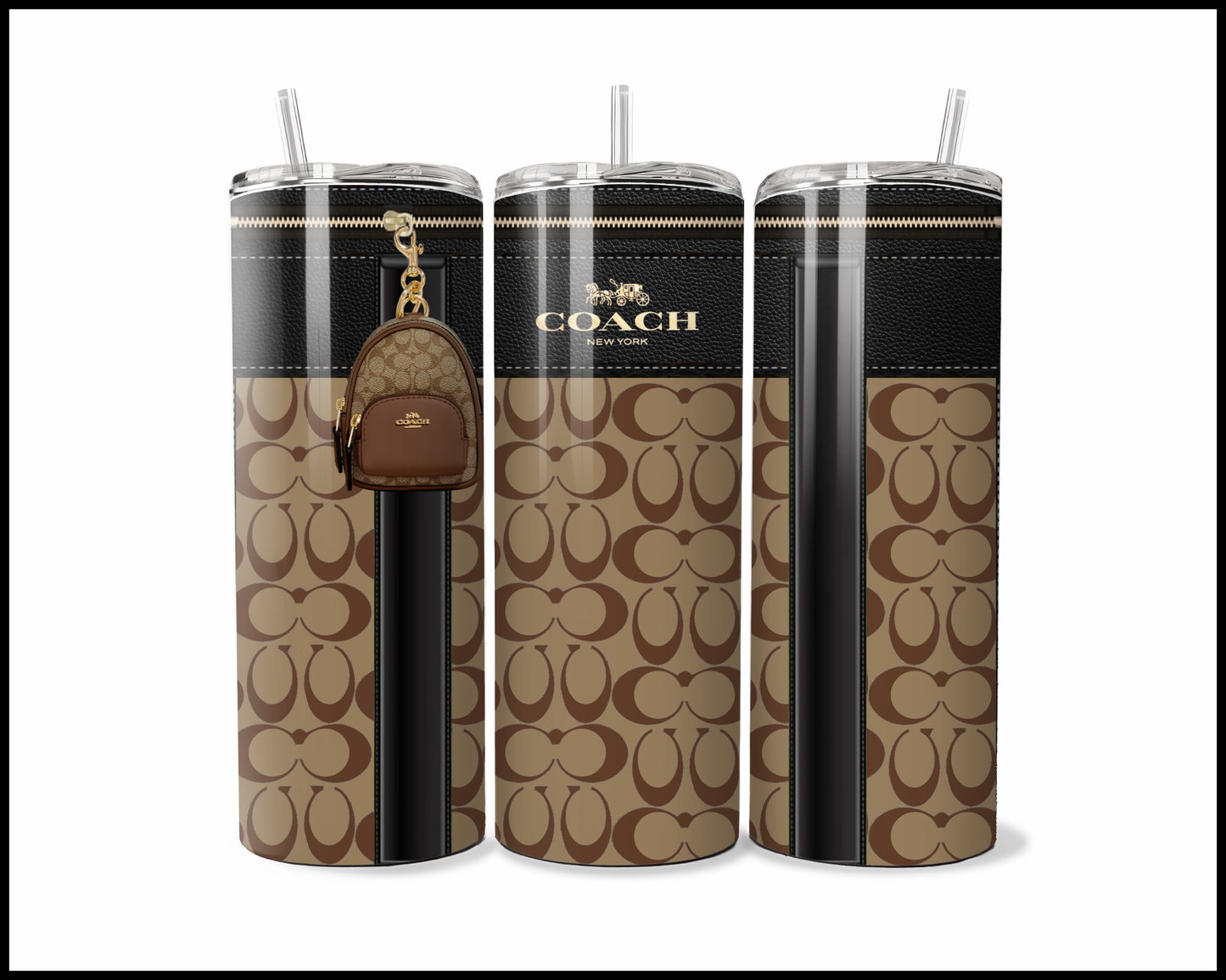 Designer Handbag Inspired Tumbler (091)