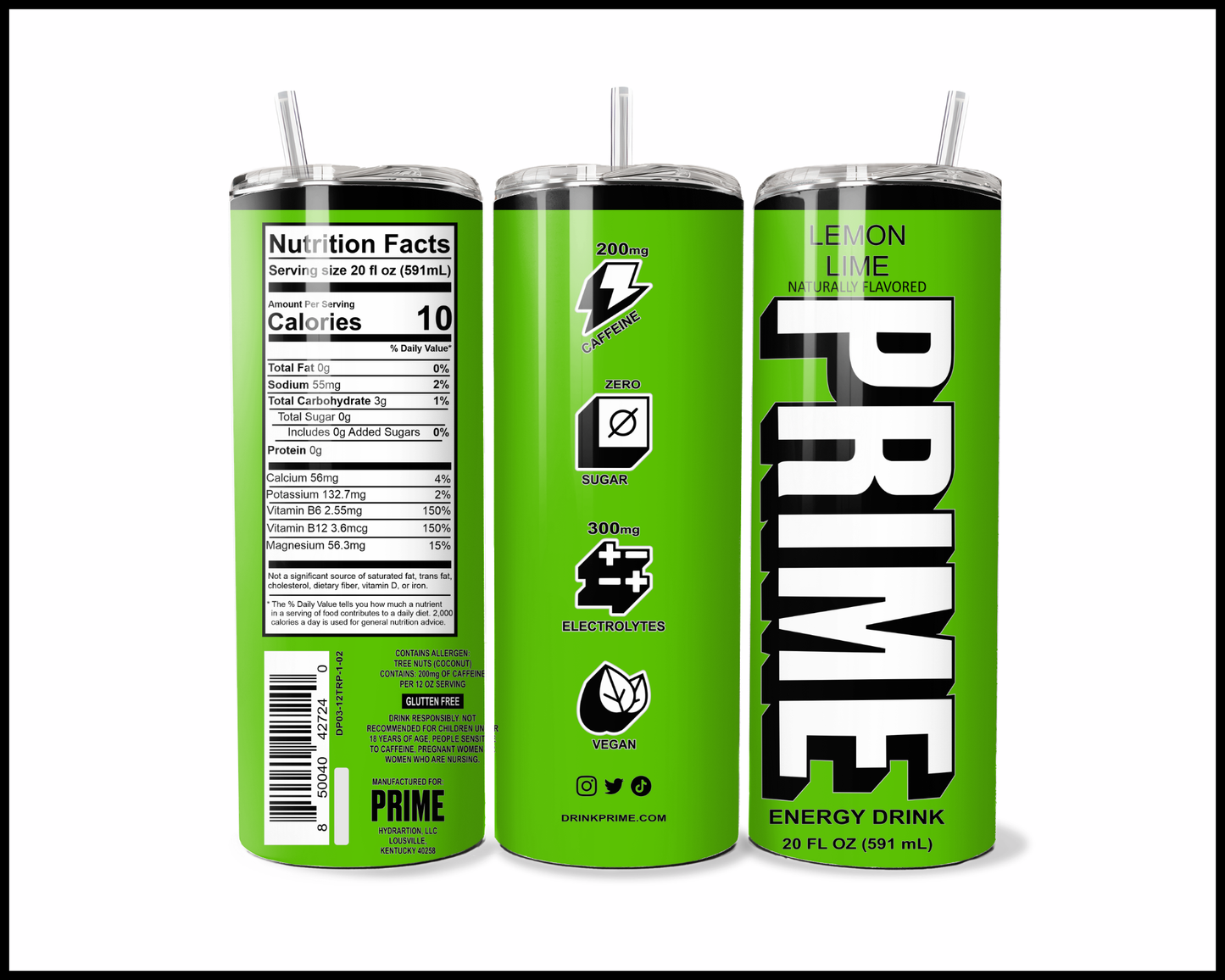 Prime Energy Drink Tumbler (3165)