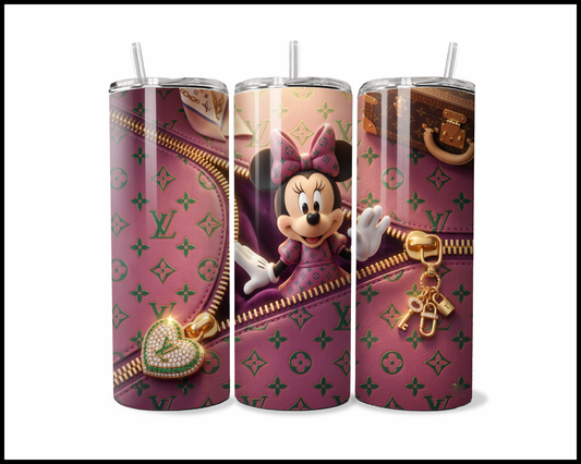 Preppy Miniature Keys & Posh Prints Tumbler (4831)